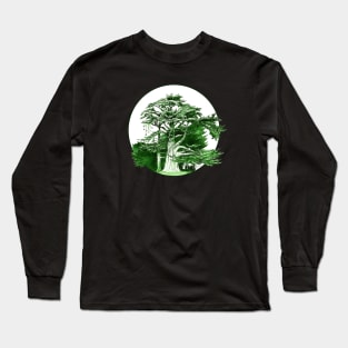 Cypress Tree, Alamo Sq. Park San Francisco Long Sleeve T-Shirt